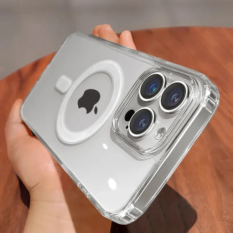 Clear MagSafe iPhone Case – Magnetic Transparent Cover