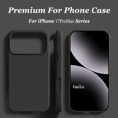 Liquid Silicone iPhone Case – Shockproof Soft TPU Cover
