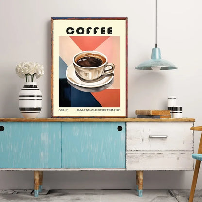 Kitchen Food Canvas Wall Art Poster – Coffee Tea Fruit Prints