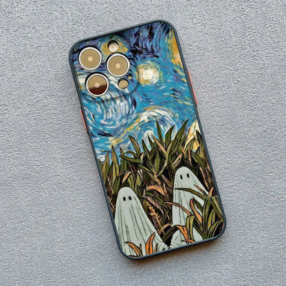 Ghost iPhone Case – Shockproof Cute Strawberry Garden Design
