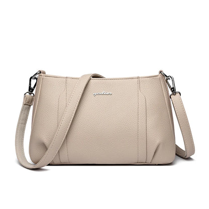 Genuien Brand Top Quality Soft Leather Female Elegant Crossbody Shoulder Bags