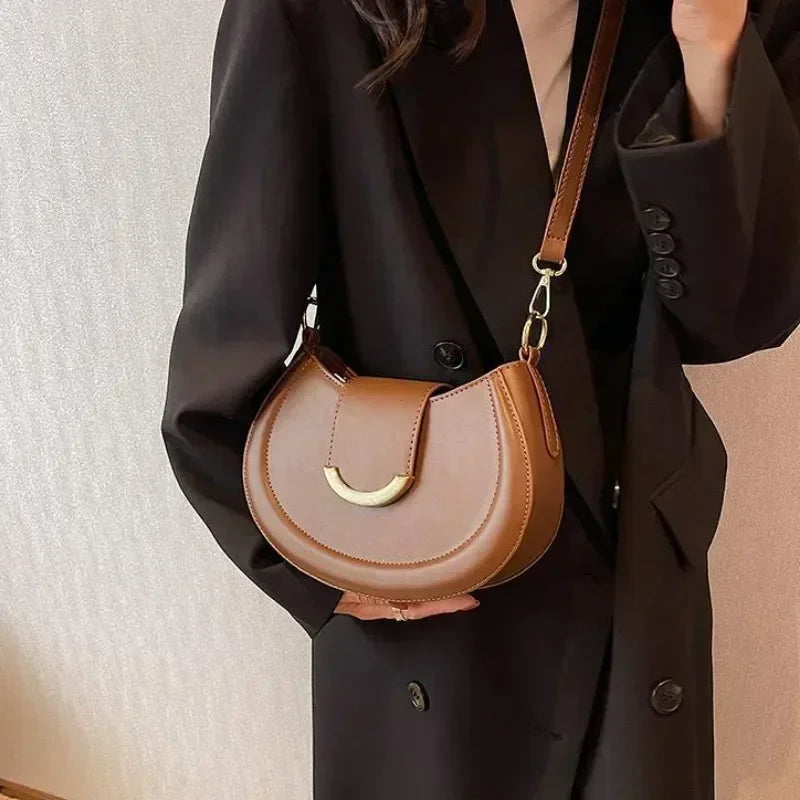 Armpit Shoulder Side Bags for Women Designer Trend Leather
