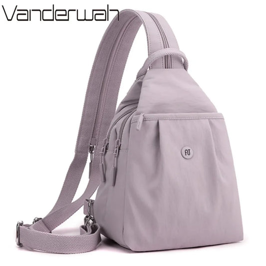 Waterproof Sling Crossbody Bag Women Multi-Functional Backpack
