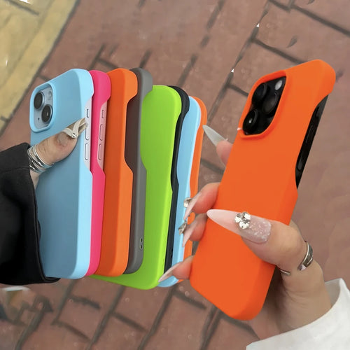 Slim Matte Silicone iPhone Case – Soft TPU Protection