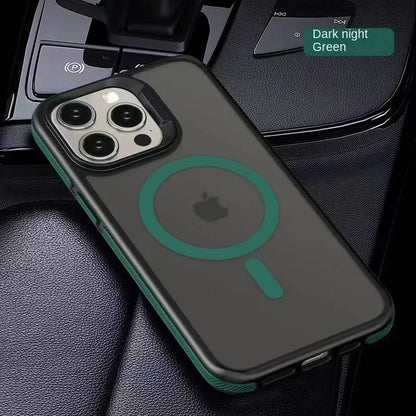 MagSafe Matte Translucent Armor iPhone Case – Shockproof, Multi-Model