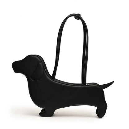 Three-dimensional Dachshund Shoulder Bag