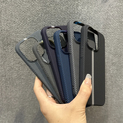 Carbon Fiber iPhone Case – Ultra Slim Shockproof PC Bumper Cover
