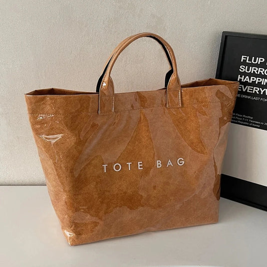 Popular Letter Prints Women's Tote Bags