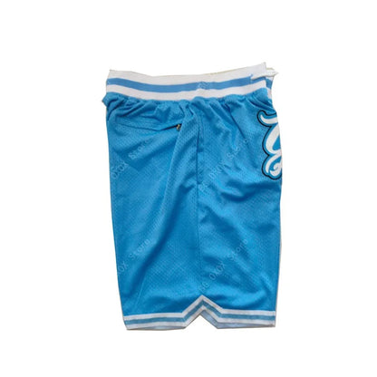 Carolina Basketball Shorts – Stitched Embroidery with Pockets