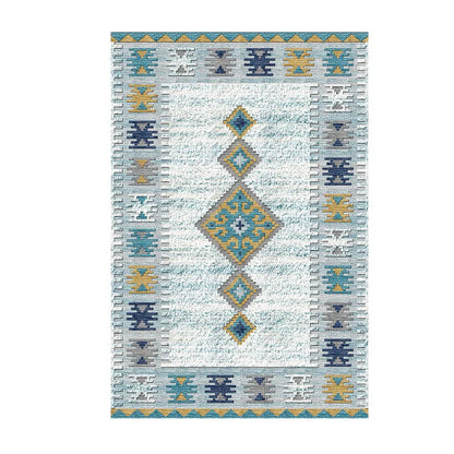 Persian Retro Area Rug – Washable Foldable Cashmere-Feel Carpet