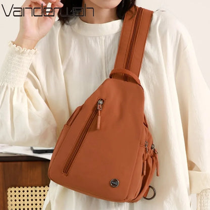Simple Multi-functional Small Backpacks Chest Crossbody Shoulder Bags