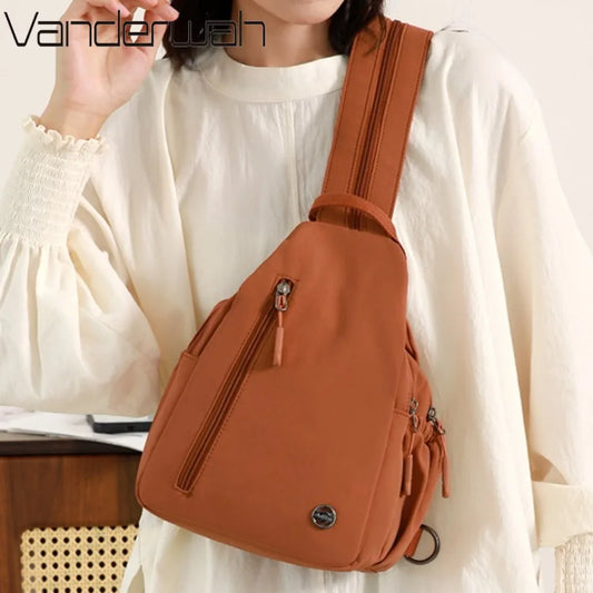 Simple Multi-functional Small Backpacks Chest Crossbody Shoulder Bags