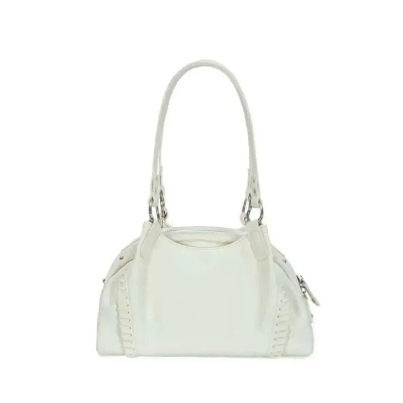 Hot Girls White Fashionable Sweet Cute Underarm Bag