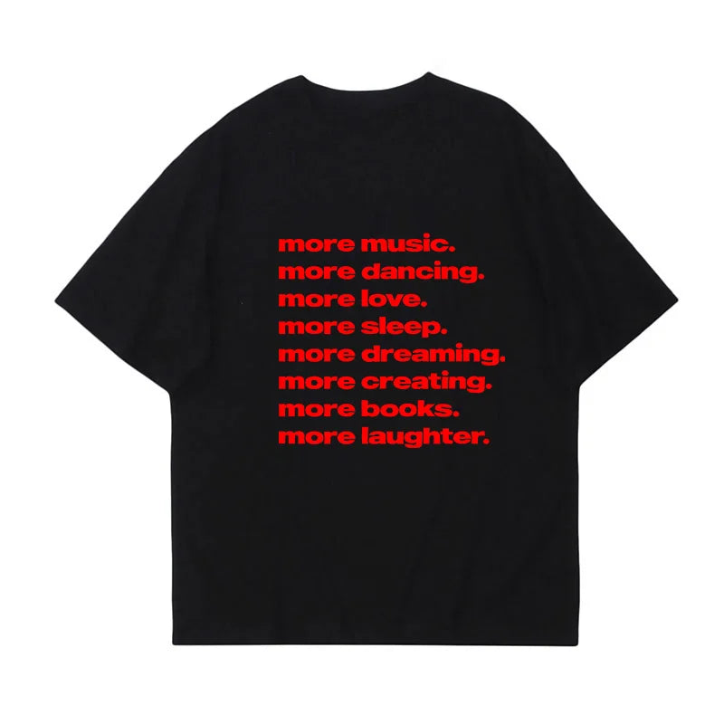 Streetwear Letter Print Cotton T-Shirt – Y2K Harajuku Hip Hop Graphic Tee