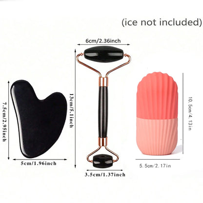 Ice Face Roller Skincare Set
