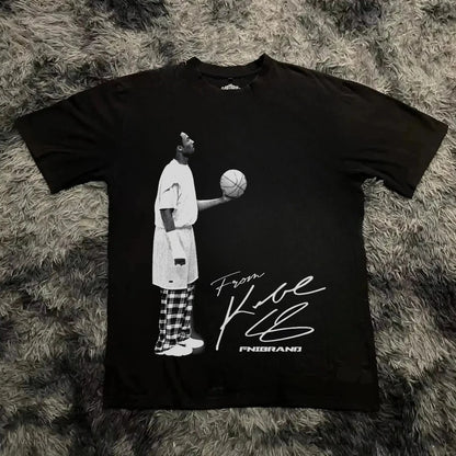 Kobe Bryant Graphic Print Oversized T-Shirt