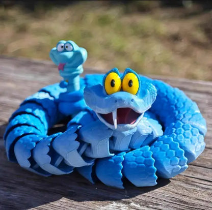 Gary Snake Articulated 3D Printed Toy