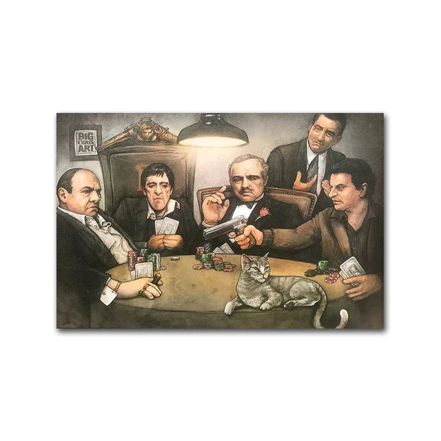The Sopranos Canvas Print – Classic TV Series Wall Art