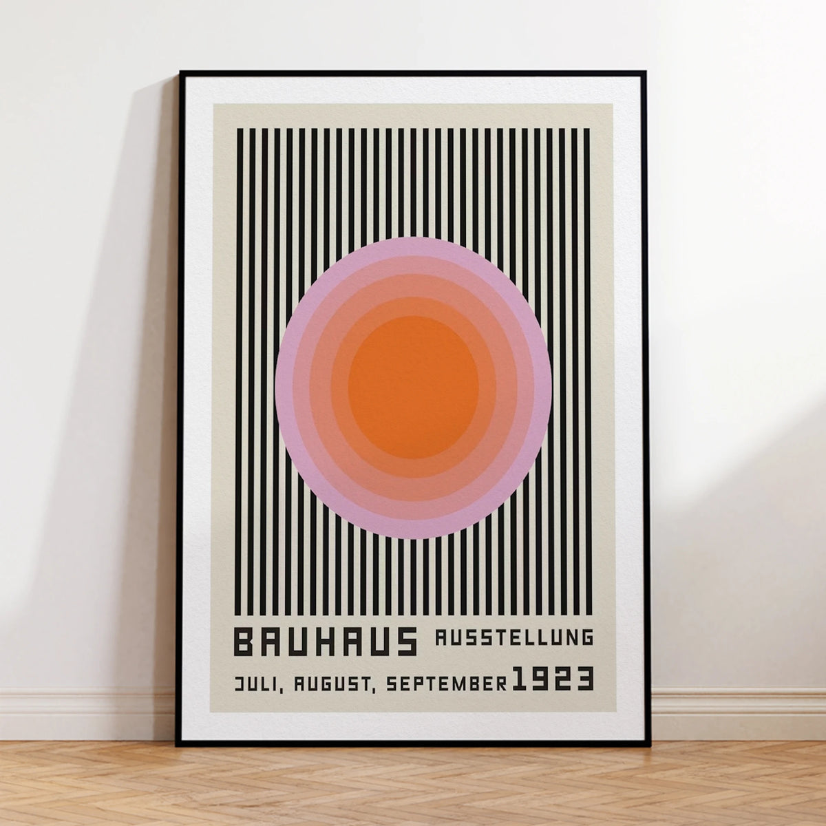 Bauhaus 1923 Exhibition Poster – Geometric Canvas Wall Art