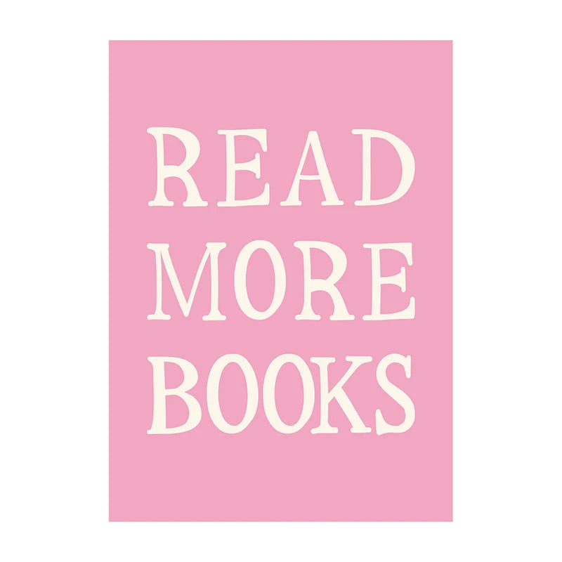 Book Club Wall Art Poster – Retro Reading Print for Book Lovers