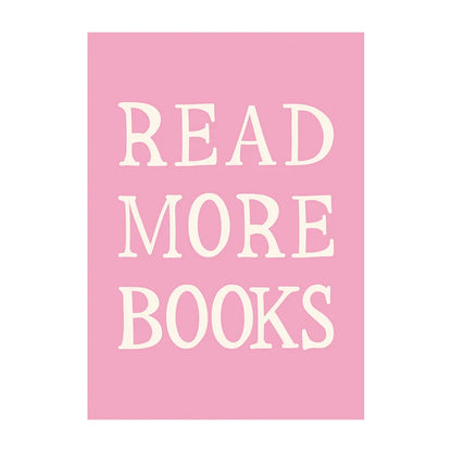 Book Club Wall Art Poster – Retro Reading Print for Book Lovers