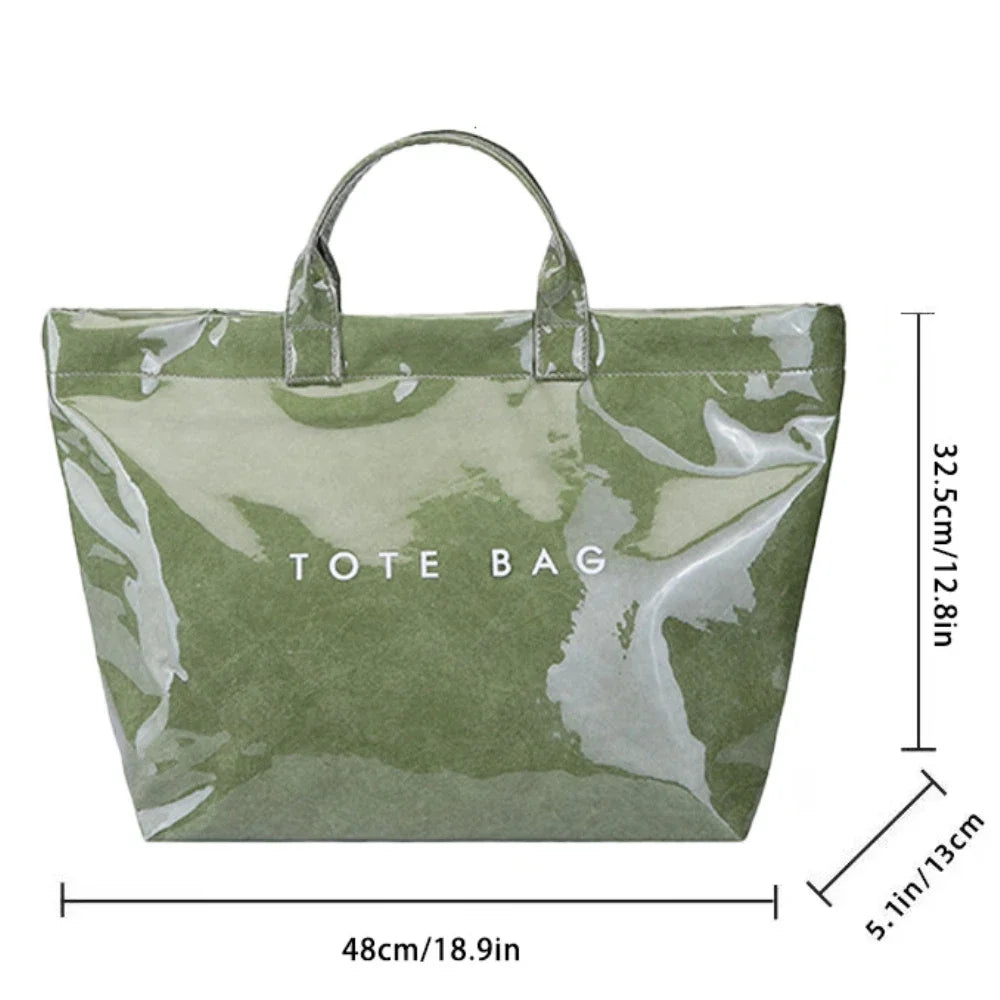 Popular Letter Prints Women's Tote Bags