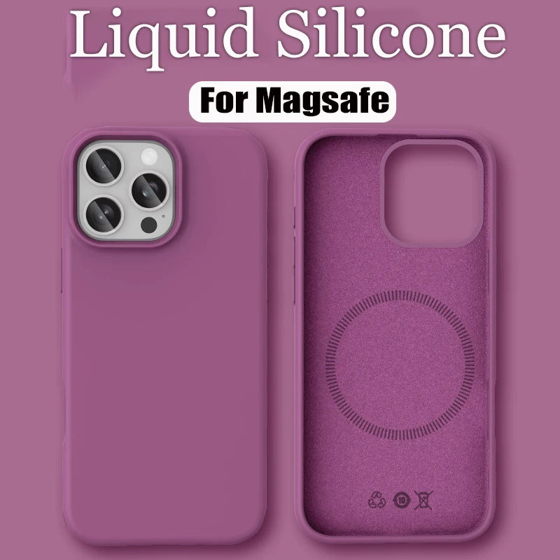 Liquid Silicone MagSafe iPhone Case – iPhone 13 to 17 Series