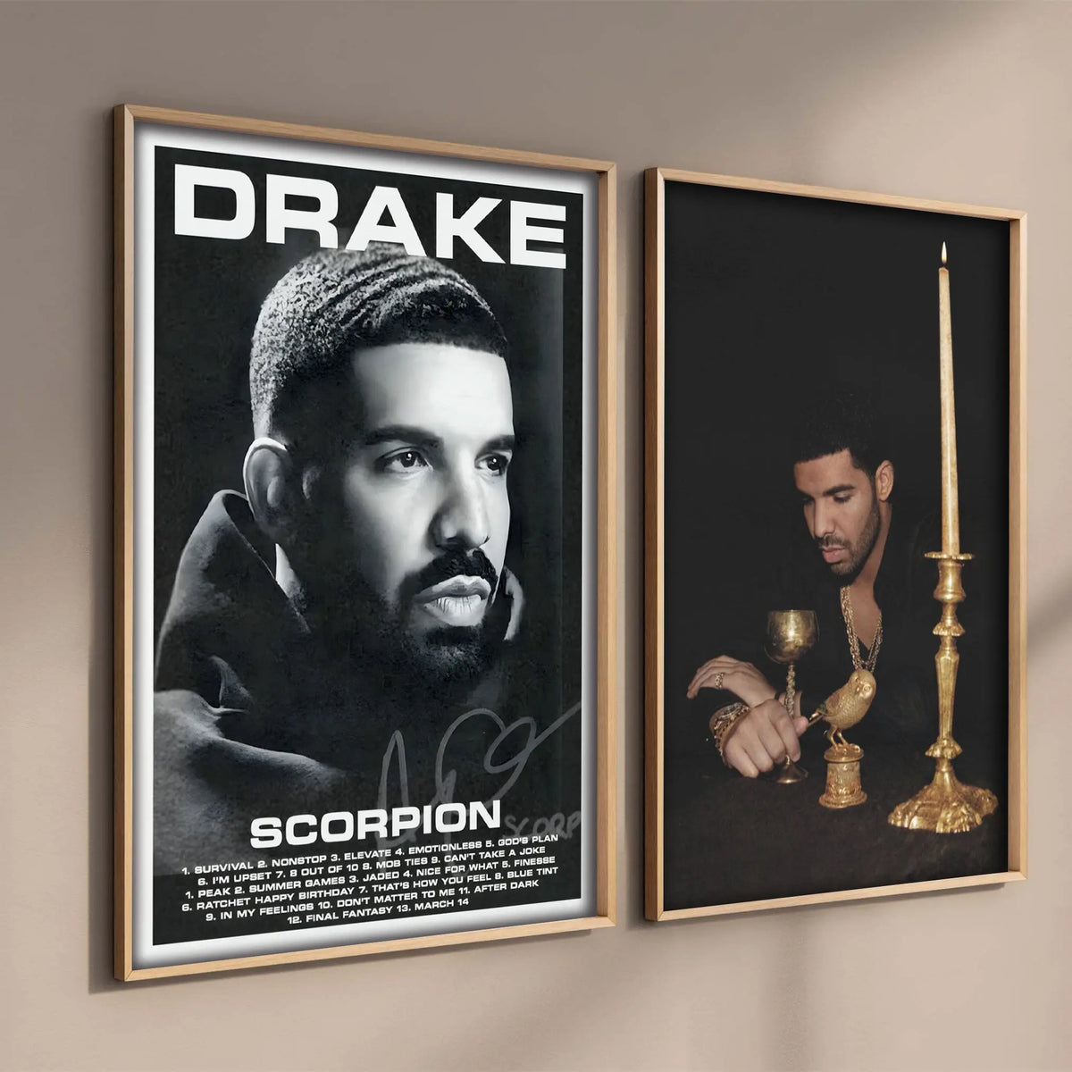 Drake Album Tracklist Poster – Hip Hop Music Wall Art