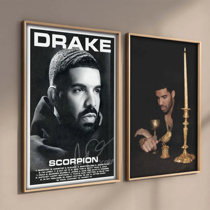 Drake Album Tracklist Poster – Hip Hop Music Wall Art
