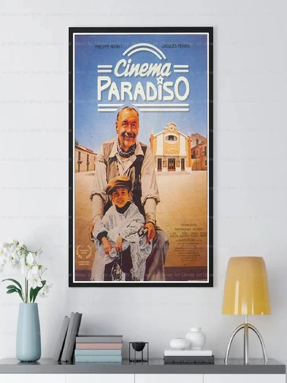 Cinema Paradiso Movie Poster – Vintage Italian Film Wall Art Print