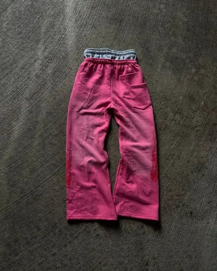 Y2K Gothic Harajuku Sweatpants – Loose Casual Pants with Letter Patch