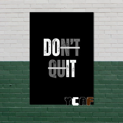 Motivational Quote Canvas Poster – Discipline Wall Art