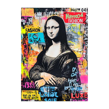 Graffiti Lion Art Poster – Colorful Abstract Canvas Wall Print