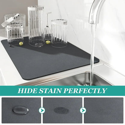 Coffee Machine Mat – Absorbent Silicone Countertop Pad