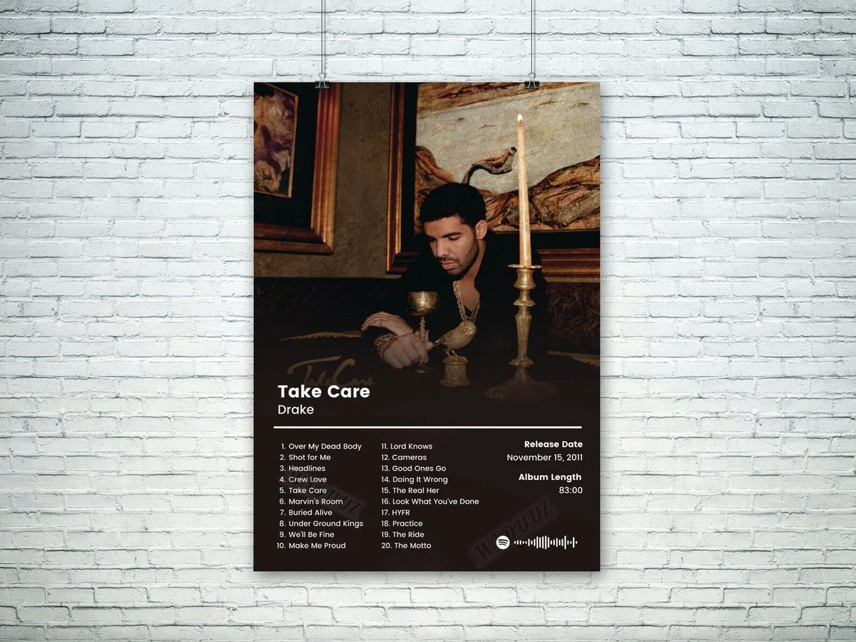 Hip Hop Music Album Poster – Canvas Wall Art Print