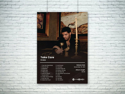 Hip Hop Music Album Poster – Canvas Wall Art Print