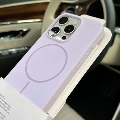 Liquid Silicone MagSafe Case for iPhone 11–17 Series | Magnetic Wireless Charging