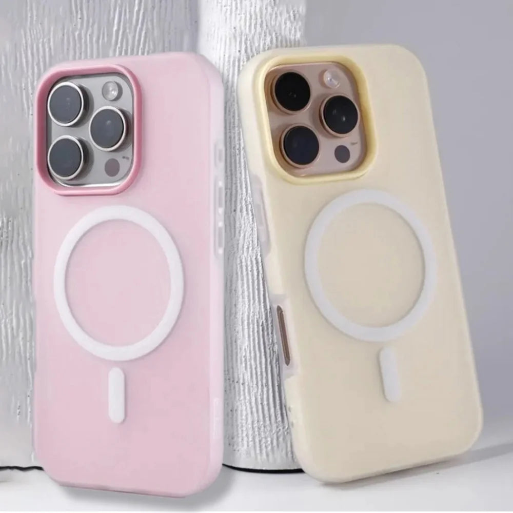 MagSafe Matte Candy Color iPhone Case – iPhone 17 / 16 / 15 / 14 / 13 / 12 / 11
