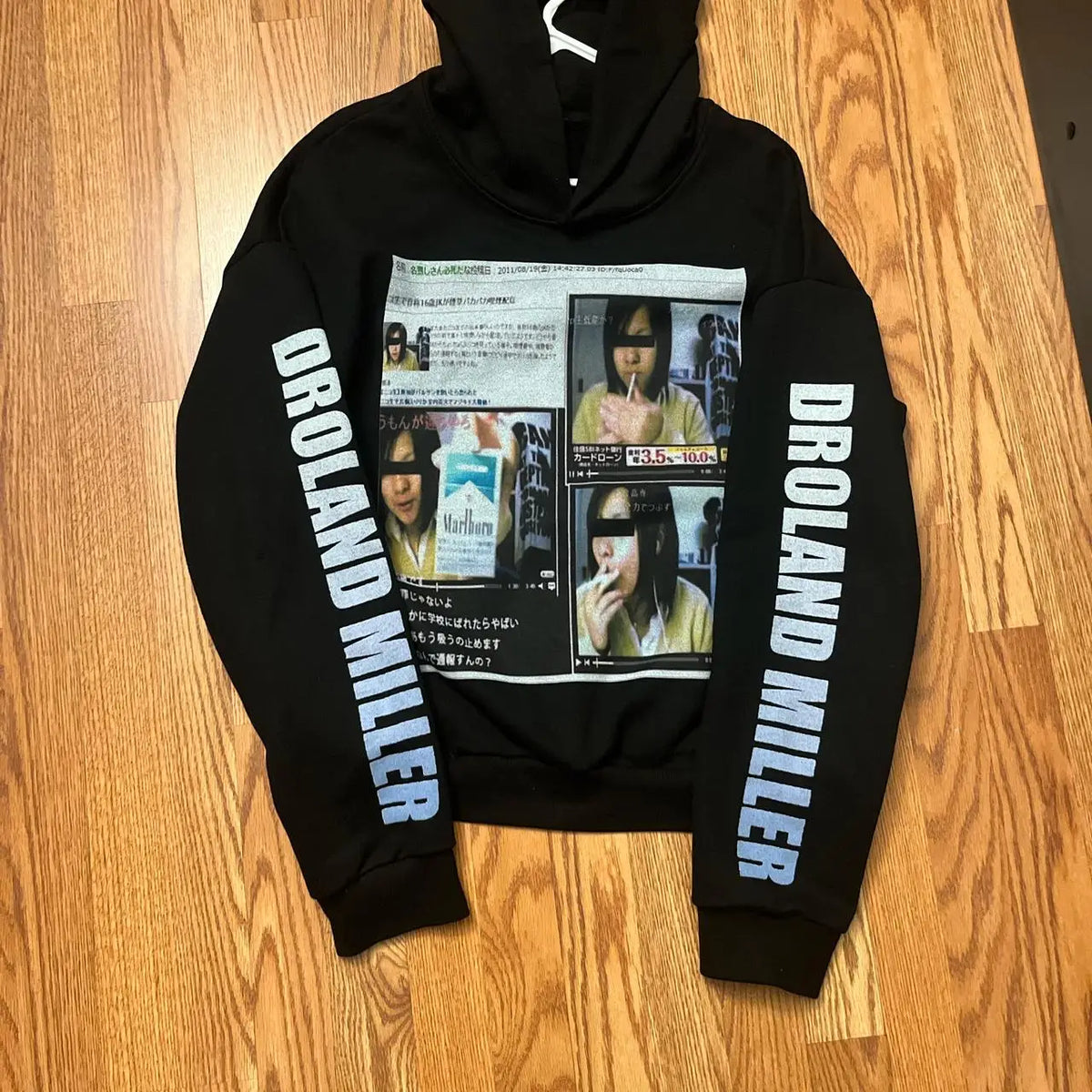 Gothic Graphic Hoodie Women Harajuku Goth Streetwear Sweatshirt