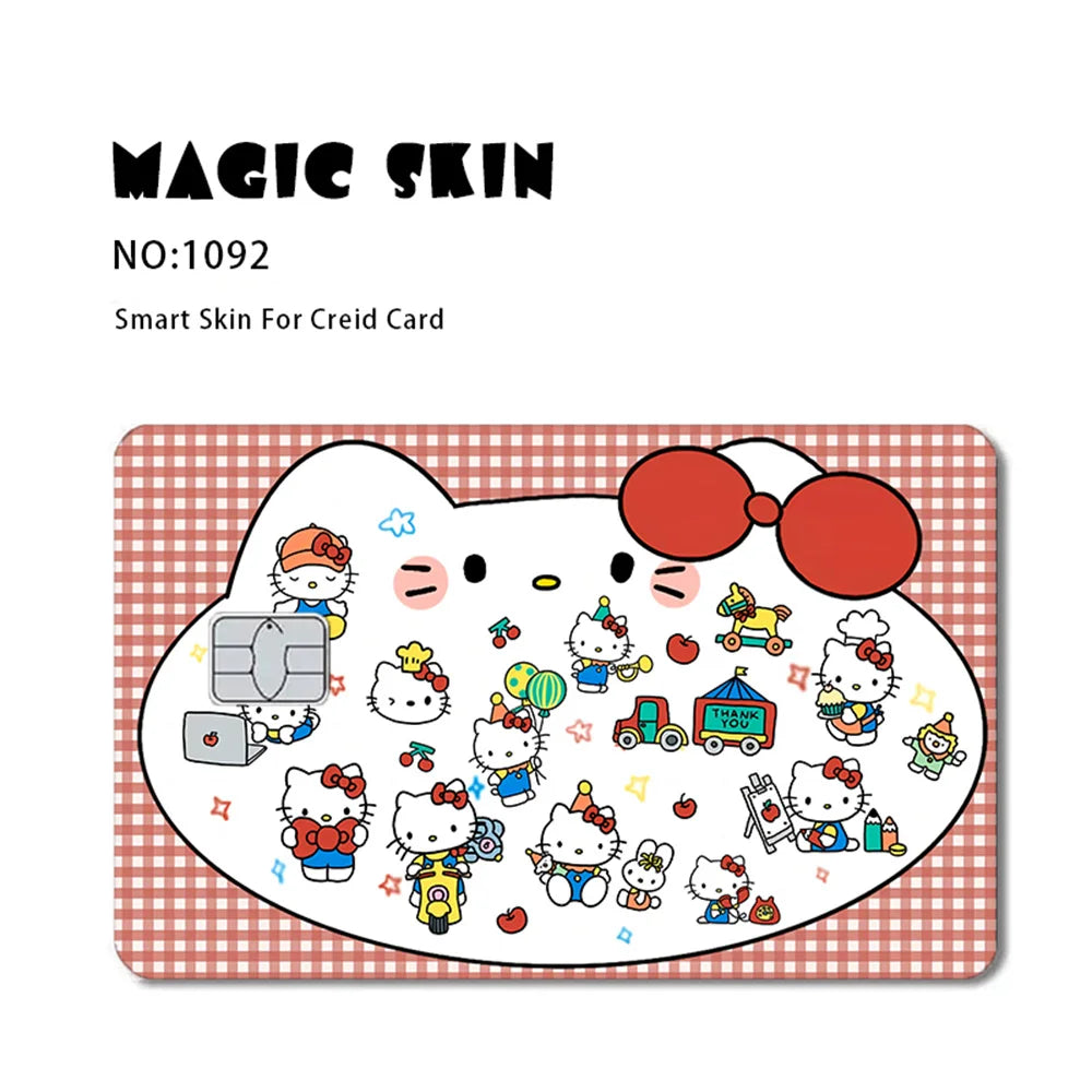 Sanrio Cartoon Bank Card Skin Stickers