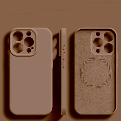 MagSafe Liquid Silicone Case for iPhone 17 16 15 14 13 12 11