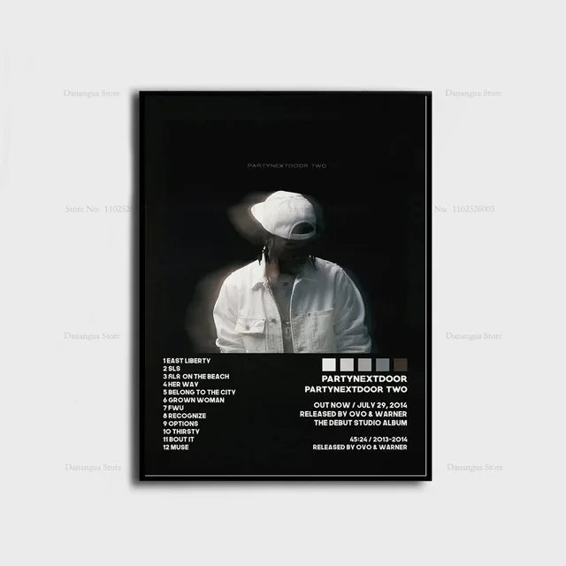 PARTYNEXTDOOR Album Cover Poster – Music Wall Art Print
