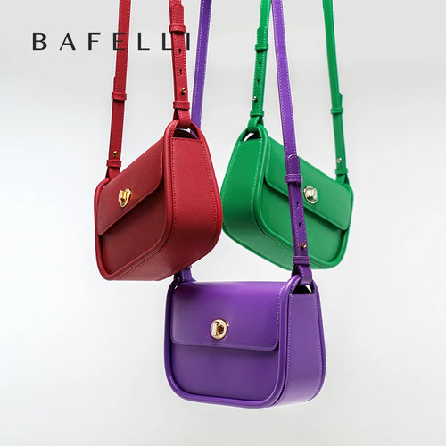 Leather Saddle Crossbody Bag – Women's Designer Shoulder Bag