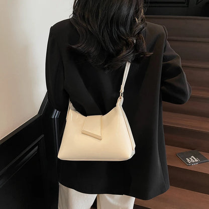PU Leather Shoulder Bag for Women – Korean Style Mini Handbag