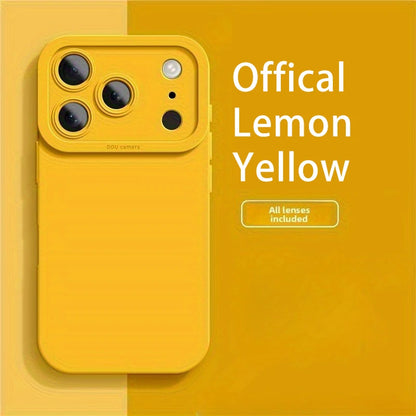 Liquid Silicone iPhone Case with Camera Lens Protection