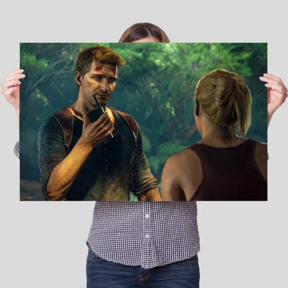 Uncharted Video Game Canvas Poster – Wall Art Print for Home Decor