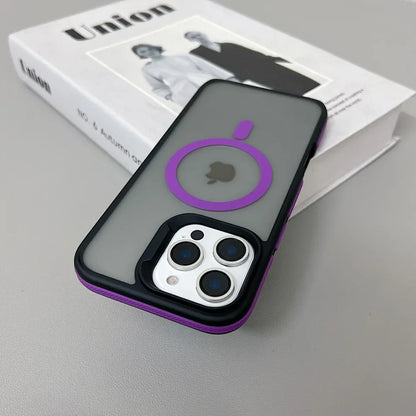 MagSafe Matte Translucent Shockproof iPhone Case – iPhone 11 to 16 Series