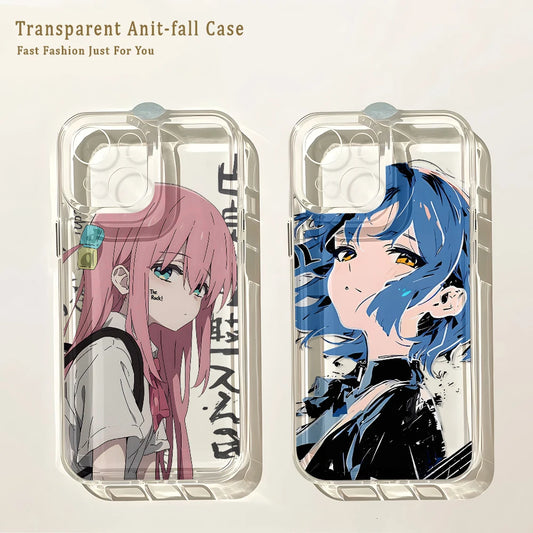 Bocchi the Rock Anime iPhone Case – Clear Transparent Cover