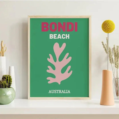 Travel Poster Set – Mykonos, Ibiza & Miami Boho Wall Art Print