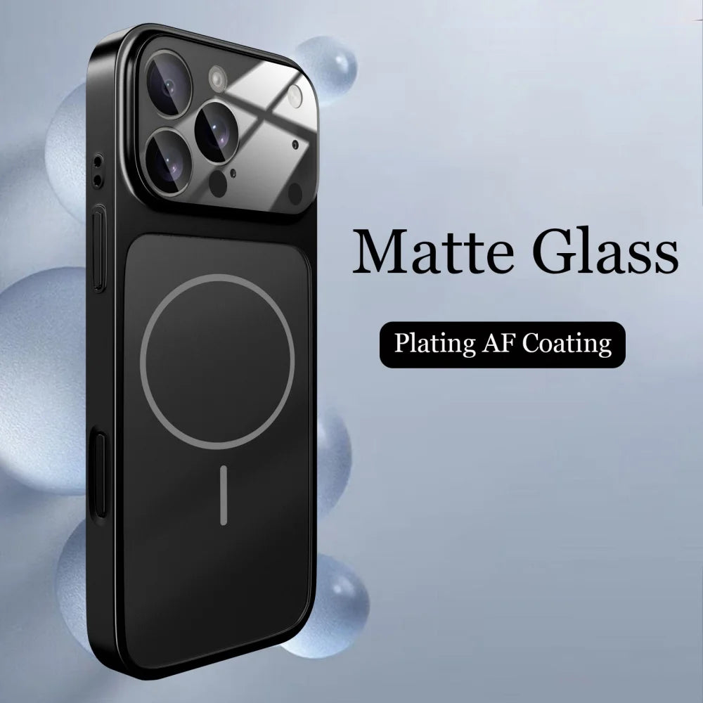 MagSafe Matte Glass iPhone Case – iPhone 13 to 17 Series